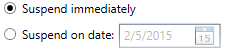 Suspend AD Groups Now or Later...