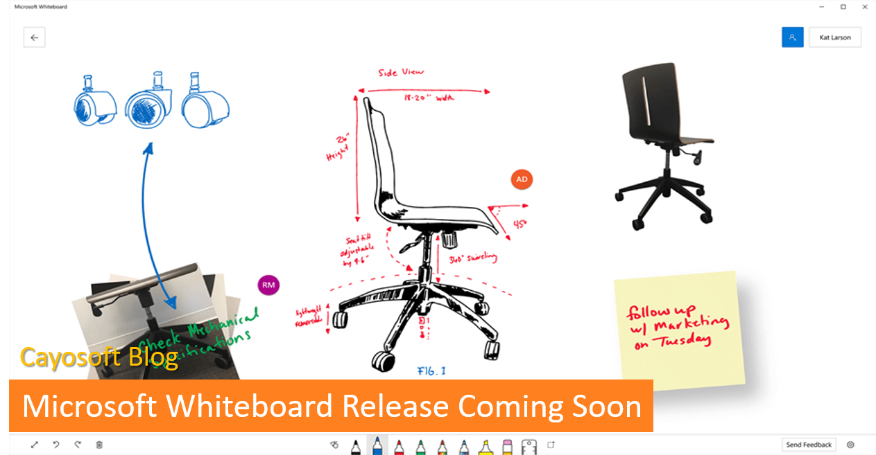 Microsoft Whiteboard Release Coming Soon - Cayosoft