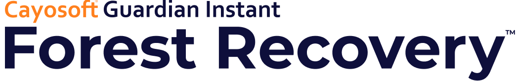 Cayosoft Guardian Instant Forest Recovery™