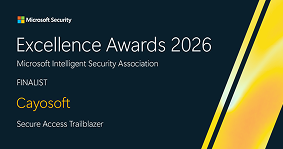 Excellence Awards 2026 – Microsoft Intelligent Security Association FINALIST – Cayosoft – Secure Access Tralblazer