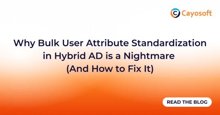 Why Bulk User Attribute Standardization in Hybrid AD is a Nightmare (And How to Fix It)