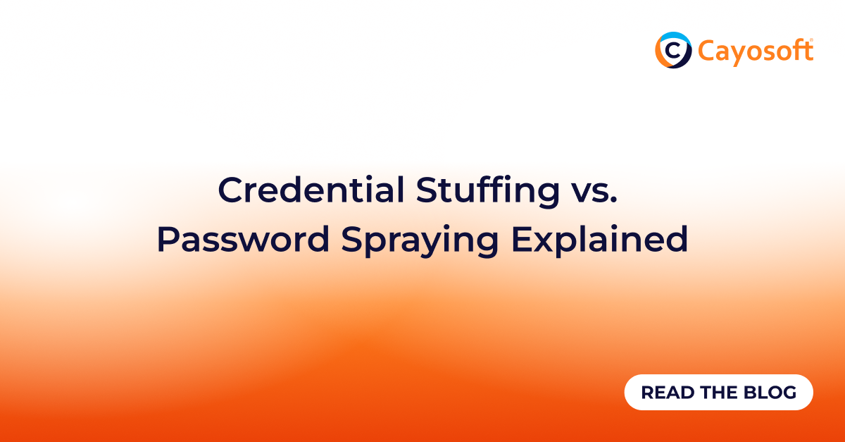 Credential Stuffing vs. Password Spraying Explained