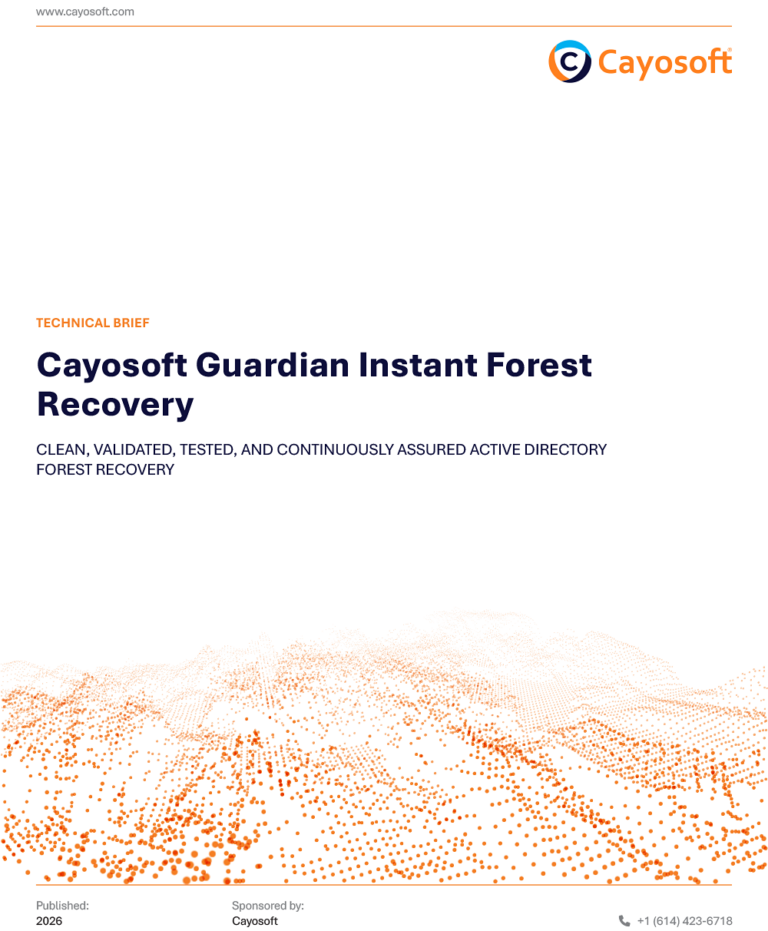 Cayosoft-GIFR-Clean-Validated-Tested-Backups-Technical-Brief