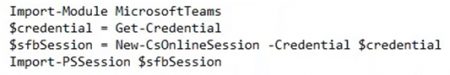 Teams Powershell Module 1.1.6 Command